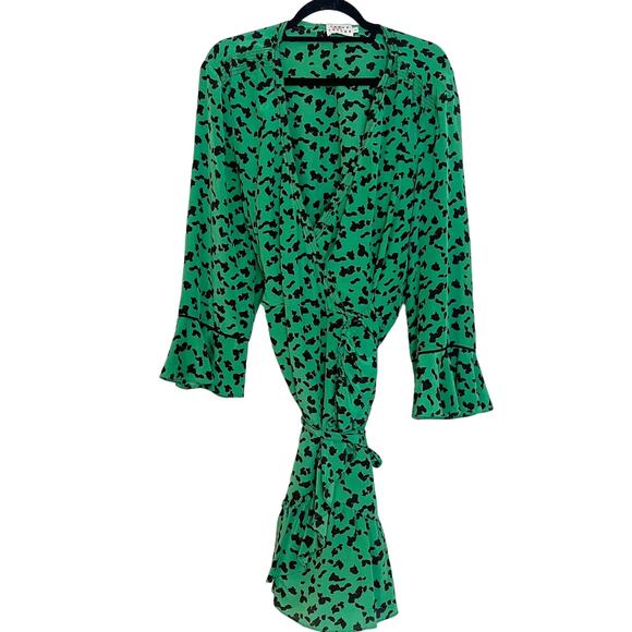 Tanya Taylor 100% Silk Faux Wrap Nomi Dress Plus size Size 22 - Picture 13 of 13